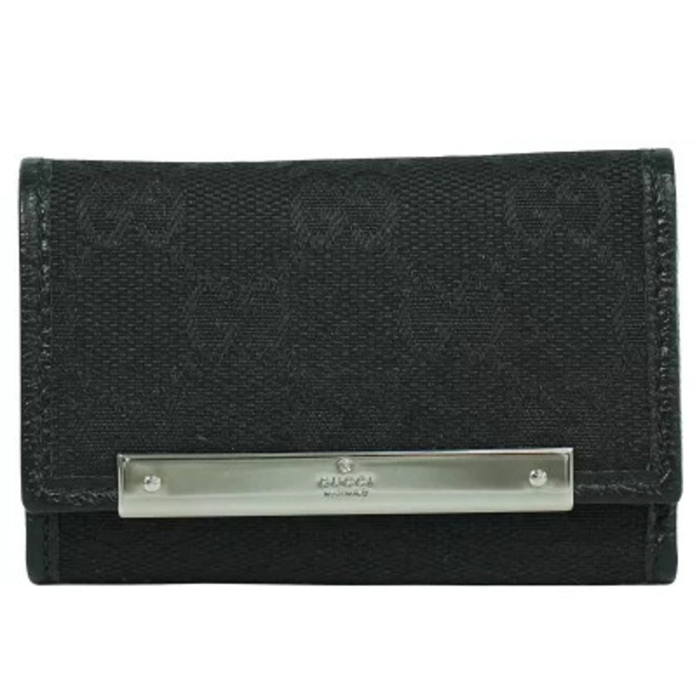 Gucci GG Canvas Key Case Black